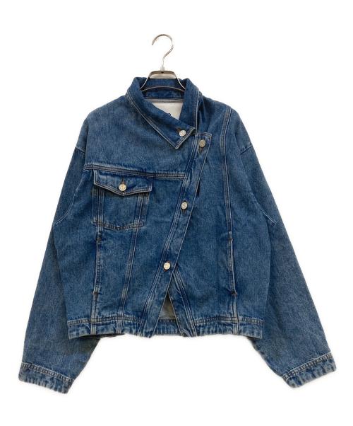 WON HUNDRED（ウォンハンドレッド）WON HUNDRED (ウォンハンドレッド) デザインデニムジャケット ブルー サイズ:34の古着・服飾アイテム