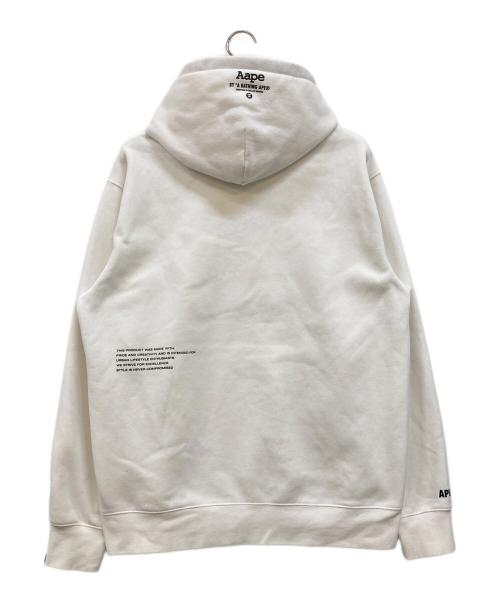 Aape BY A BATHING APE（エーエイプ バイ アベイシングエイプ）AAPE BY A BATHING APE (エーエイプ バイ アベイシングエイプ) プルオーバーパーカー ホワイト サイズ:XXLの古着・服飾アイテム
