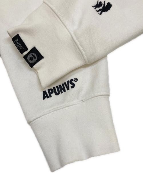 Aape BY A BATHING APE（エーエイプ バイ アベイシングエイプ）AAPE BY A BATHING APE (エーエイプ バイ アベイシングエイプ) プルオーバーパーカー ホワイト サイズ:XXLの古着・服飾アイテム