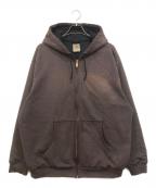 CarHarttカーハート）の古着「ZIP UP HOODIE PARKA」｜ブラウン