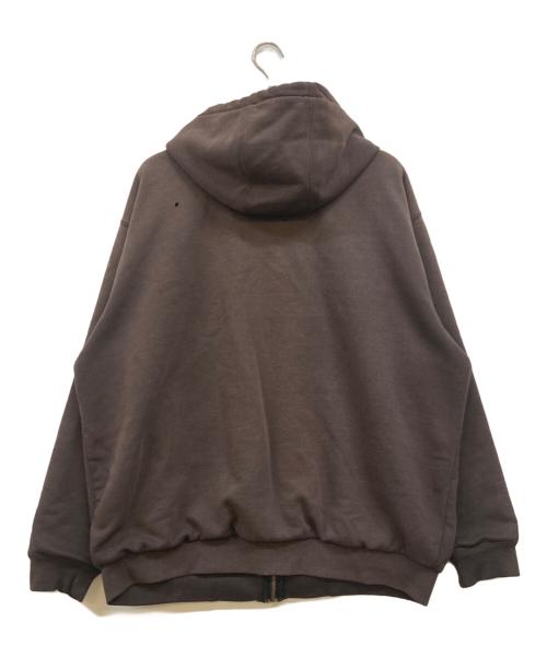 CarHartt（カーハート）CarHartt (カーハート) ZIP UP HOODIE PARKA ブラウン サイズ:XLの古着・服飾アイテム