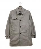 BURBERRY BLACK LABELバーバリーブラックレーベル）の古着「裏地ノバチェック トレンチコート」｜ブラック