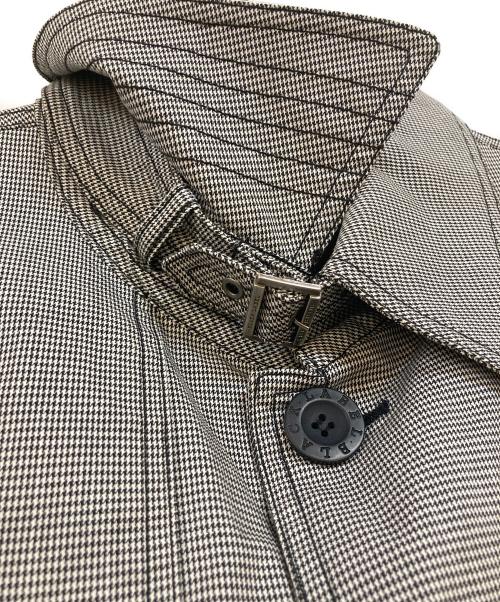 BURBERRY BLACK LABEL（バーバリーブラックレーベル）BURBERRY BLACK LABEL (バーバリーブラックレーベル) 裏地ノバチェック トレンチコート ブラック サイズ:Ｍの古着・服飾アイテム