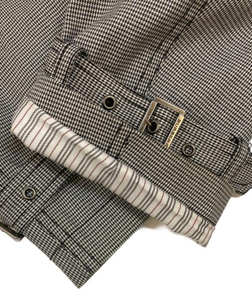 BURBERRY BLACK LABEL（バーバリーブラックレーベル）BURBERRY BLACK LABEL (バーバリーブラックレーベル) 裏地ノバチェック トレンチコート ブラック サイズ:Ｍの古着・服飾アイテム
