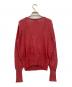 Vivienne Westwood RED LABEL (ヴィヴィアンウエストウッドレッドレーベル) オーブボタン ニットカーディガン レッド サイズ:3：15000円
