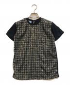 PRADAプラダ）の古着「ビジューカットソー」｜ブラック