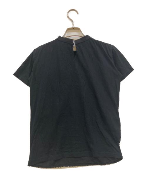 PRADA（プラダ）PRADA (プラダ) ビジューカットソー ブラック サイズ:Sの古着・服飾アイテム