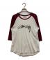 stussy（ステューシー）の古着「ラグランTシャツ」｜レッド×ホワイト