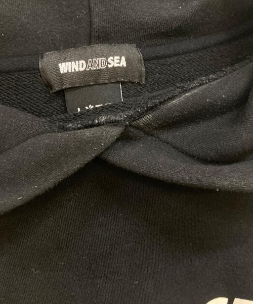 WIND AND SEA（ウィンダンシー）WIND AND SEA (ウィンダンシー) Lyft (リフト) プルオーバーパーカー ブラック サイズ:Ｍの古着・服飾アイテム