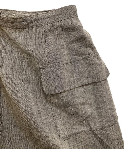 tricot COMME des GARCONS（トリココムデギャルソン）tricot COMME des GARCONS (トリココムデギャルソン) ウールリネンスカート グレー サイズ:Ｍの古着・服飾アイテム