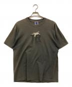 TRUEトゥルー）の古着「プリントTシャツ」｜グレー