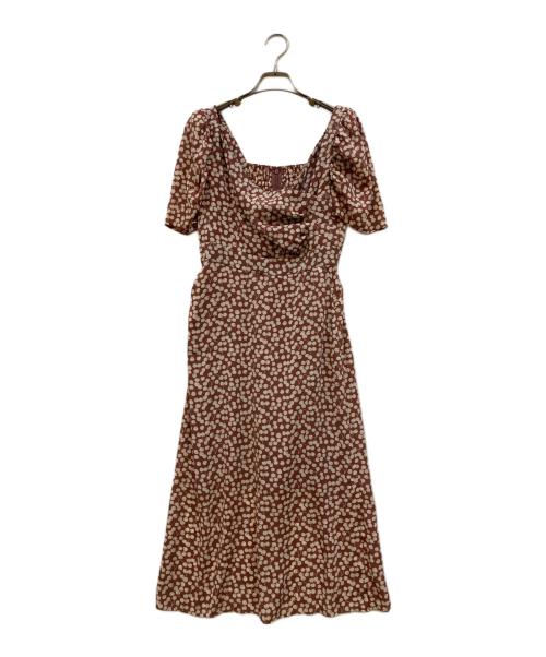 HER LIP TO（ハーリップトゥ）HER LIP TO (ハーリップトゥ) チェリーパターンワンピース レッド サイズ:Ｍの古着・服飾アイテム