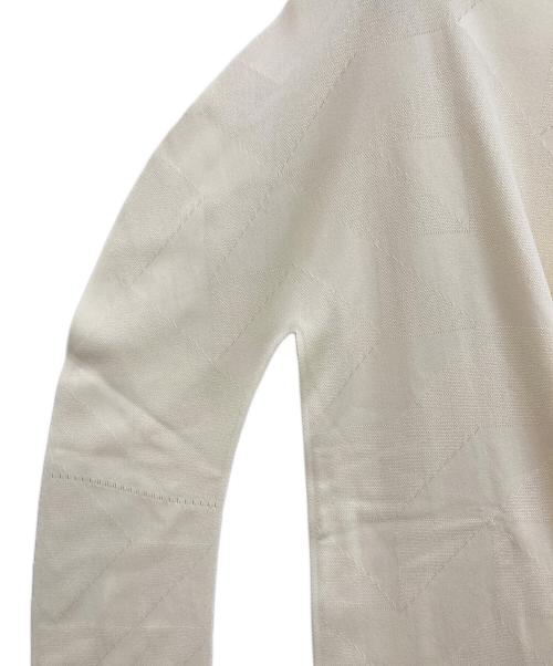 132 5. ISSEY MIYAKE（132 5. イッセイ ミヤケ）132 5. ISSEY MIYAKE (132 5. イッセイ ミヤケ) CUT KNIT アイボリー サイズ:2の古着・服飾アイテム