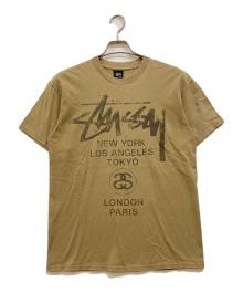 stussy（ステューシー）の古着「プリントTシャツ」｜ベージュ