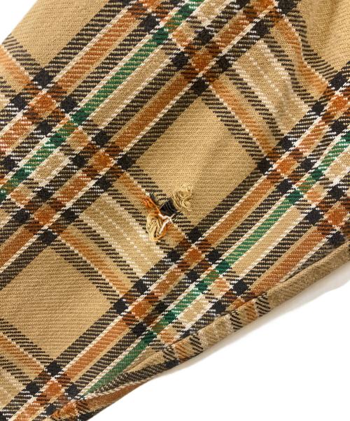 big mac（ビッグマック）BIG MAC (ビッグマック) 70s ネルシャツ ベージュ サイズ:XLの古着・服飾アイテム