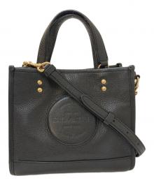 COACH（コーチ）の古着「デンプシー トート 22 ウィズ コーチ パッチ」｜ブラック