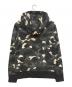 A BATHING APE (アベイシングエイプ) CITY CAMO FULL ZIP HOODIE ブラック×ホワイト サイズ:S：15000円