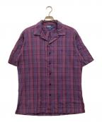 POLO RALPH LAURENポロ・ラルフローレン）の古着「90's CALDWELL オープンカラーチェックシャツ」｜パープル