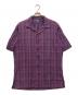 POLO RALPH LAUREN（ポロ・ラルフローレン）の古着「90's CALDWELL オープンカラーチェックシャツ」｜パープル