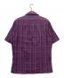POLO RALPH LAUREN (ポロ・ラルフローレン) 90's CALDWELL オープンカラーチェックシャツ パープル サイズ:Ｌ：19000円