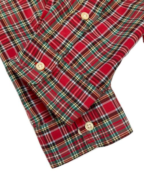 RALPH LAUREN（ラルフローレン）RALPH LAUREN (ラルフローレン) ボタンダウンチェックシャツ レッド サイズ:XLの古着・服飾アイテム