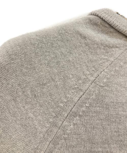 Christian Dior（クリスチャン ディオール）Christian Dior (クリスチャン ディオール) ロゴ刺繍ニット グレー サイズ:Ｌの古着・服飾アイテム