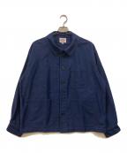 DANTONダントン）の古着「MOLESKIN WIDE COVERALLS」｜ネイビー