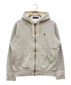 POLO RALPH LAURENポロ・ラルフローレン）の古着「ロゴジップパーカー」｜グレー