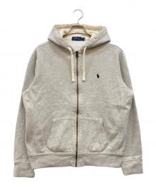 POLO RALPH LAUREN（ポロ・ラルフローレン）の古着「ロゴジップパーカー」｜グレー