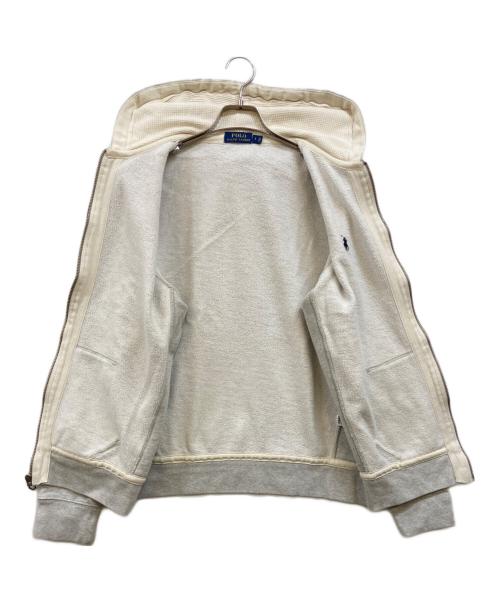 POLO RALPH LAUREN（ポロ・ラルフローレン）POLO RALPH LAUREN (ポロ・ラルフローレン) ロゴジップパーカー グレー サイズ:Ｌの古着・服飾アイテム