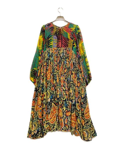 freada（フリーダ）Freada (フリーダ) ビンテージリメイクワンピース マルチカラー サイズ:Fの古着・服飾アイテム