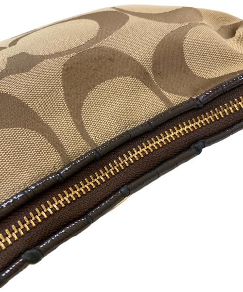 COACH（コーチ）COACH (コーチ) Signature 2way ShoulderBag ベージュの古着・服飾アイテム