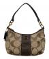 COACH（コーチ）の古着「Signature 2way ShoulderBag」｜ベージュ