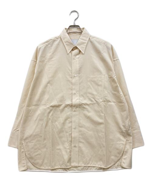ticca（ティッカ）TICCA (ティッカ) オーバーサイズストライプシャツ オレンジ サイズ:F 未使用品の古着・服飾アイテム