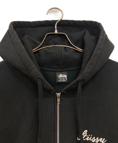 stussy（ステューシー）stussy (ステューシー) PARADISE LOST ZIP HOODIE ブラック サイズ:XLの古着・服飾アイテム