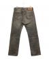 LEVI'S (リーバイス) 501 リペア加工デニムパンツ グレー サイズ:W34 L32：10000円