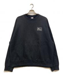 stussy×NIKE（ステューシー×ナイキ）の古着「Washed NRG Fleece Crewneck」｜ブラック