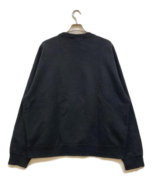 stussy（ステューシー）stussy (ステューシー) NIKE (ナイキ) Washed NRG Fleece Crewneck ブラック サイズ:XLの古着・服飾アイテム