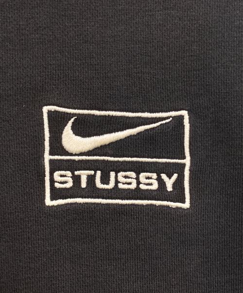 stussy（ステューシー）stussy (ステューシー) NIKE (ナイキ) Washed NRG Fleece Crewneck ブラック サイズ:XLの古着・服飾アイテム