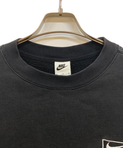 stussy（ステューシー）stussy (ステューシー) NIKE (ナイキ) Washed NRG Fleece Crewneck ブラック サイズ:XLの古着・服飾アイテム