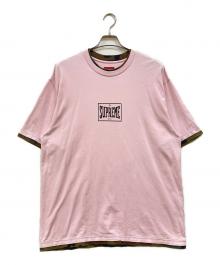 SUPREME（シュプリーム）の古着「Layered S/S Top Tee」｜ピンク