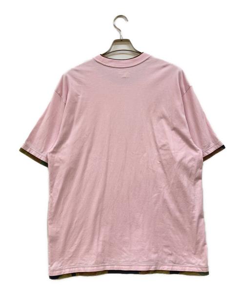 SUPREME（シュプリーム）Supreme (シュプリーム) Layered S/S Top Tee ピンク サイズ:Ｌの古着・服飾アイテム