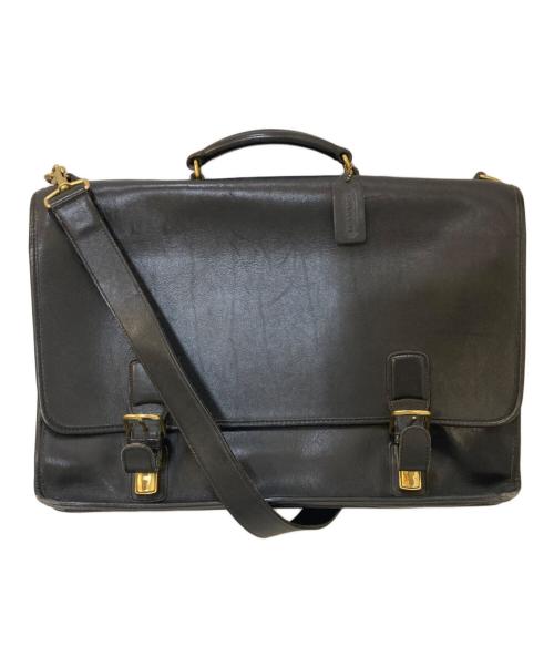 OLD COACH（オールドコーチ）OLD COACH (オールドコーチ) 2WAYレザーショルダーバッグ ブラックの古着・服飾アイテム