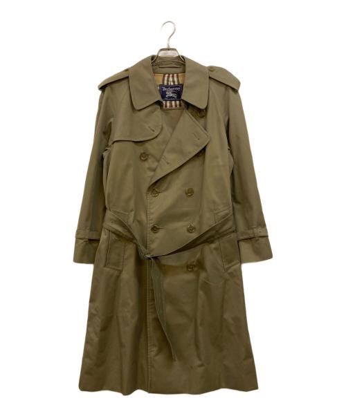 Burberry's（バーバリーズ）Burberry's (バーバリー) 裏地ノバチェック ベルト付トレンチコート カーキ サイズ:46の古着・服飾アイテム
