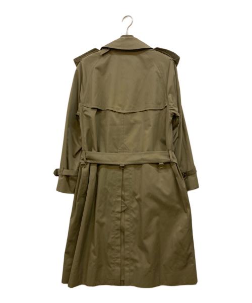 Burberry's（バーバリーズ）Burberry's (バーバリー) 裏地ノバチェック ベルト付トレンチコート カーキ サイズ:46の古着・服飾アイテム
