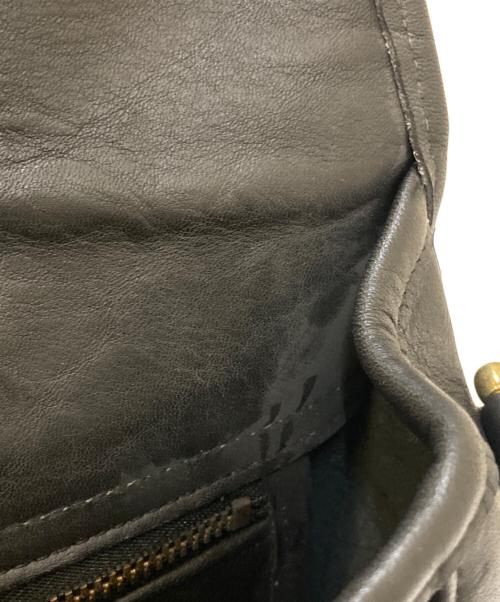 OLD COACH（オールドコーチ）OLD COACH (オールドコーチ) レザーショルダーバッグ ブラックの古着・服飾アイテム