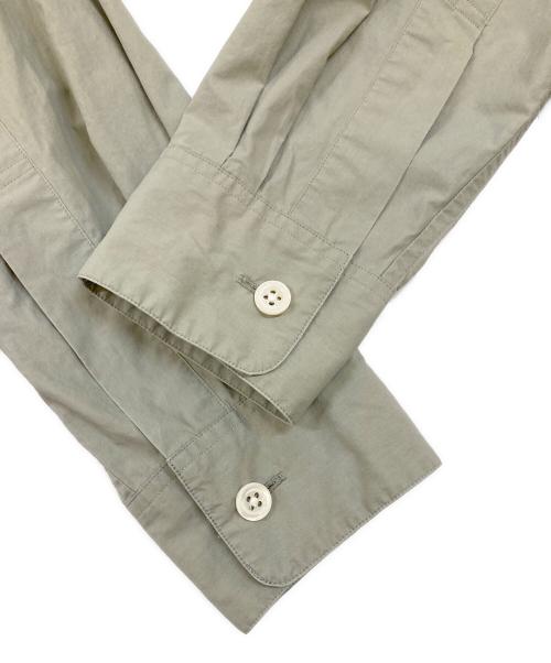 MARGARET HOWELL（マーガレットハウエル）MARGARET HOWELL (マーガレットハウエル) MATT COTTON POPLIN SHIRT グリーン サイズ:1の古着・服飾アイテム