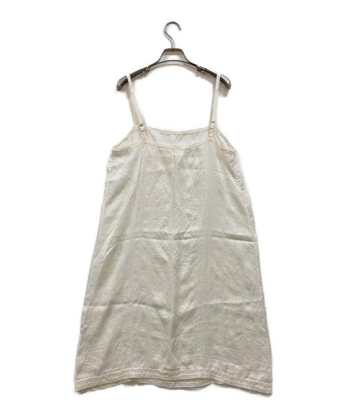 DOSA（ドーサ）DOSA (ドーサ) シルクキャミソールワンピース ホワイト サイズ:2の古着・服飾アイテム