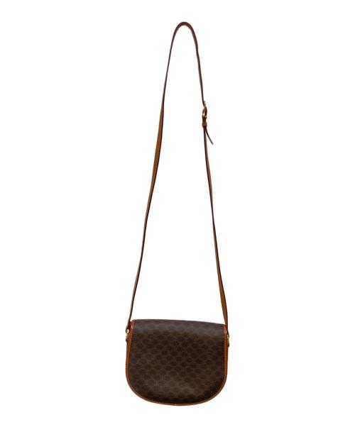 CELINE（セリーヌ）CELINE (セリーヌ) マカダム柄ショルダーバッグ ブラウンの古着・服飾アイテム