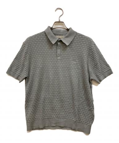 中古・古着通販】KITH (キス) ニットポロシャツ グレー サイズ:M